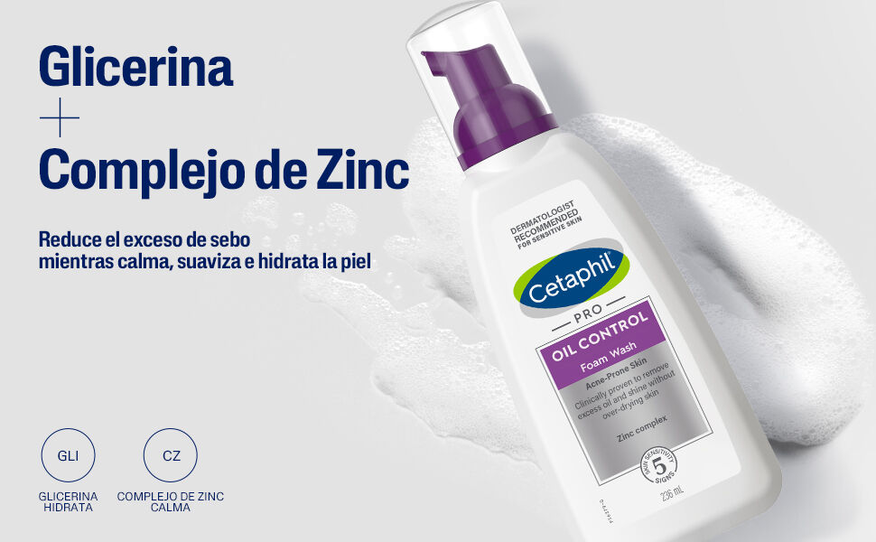 Cetaphil PRO Oil Control Espuma Limpiadora