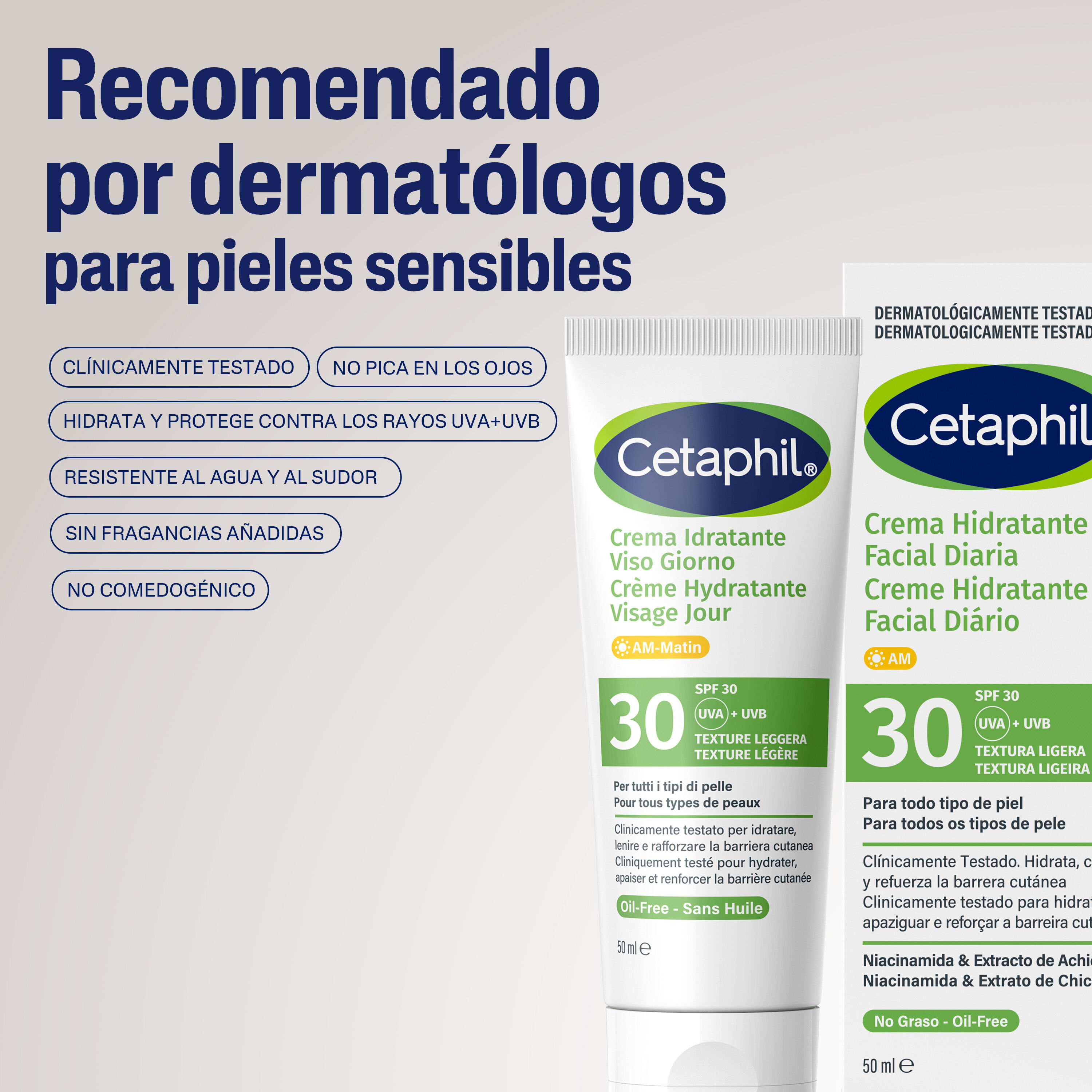 Crema Hidratante Facial Diaria SPF30