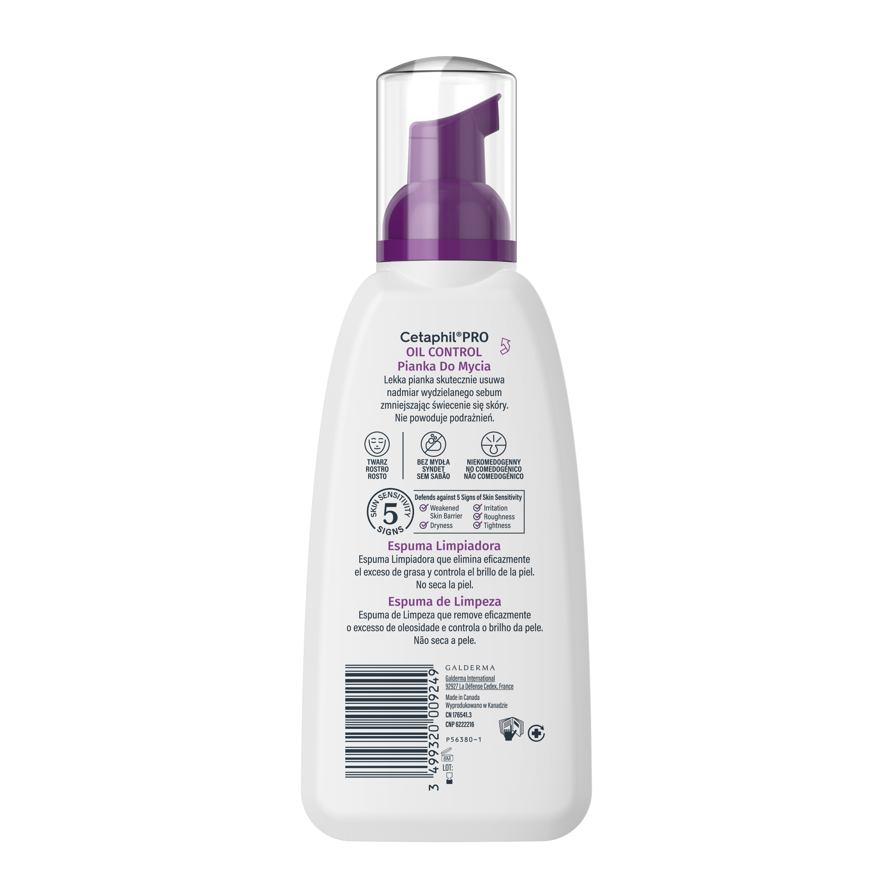 Cetaphil PRO Oil Control Espuma Limpiadora