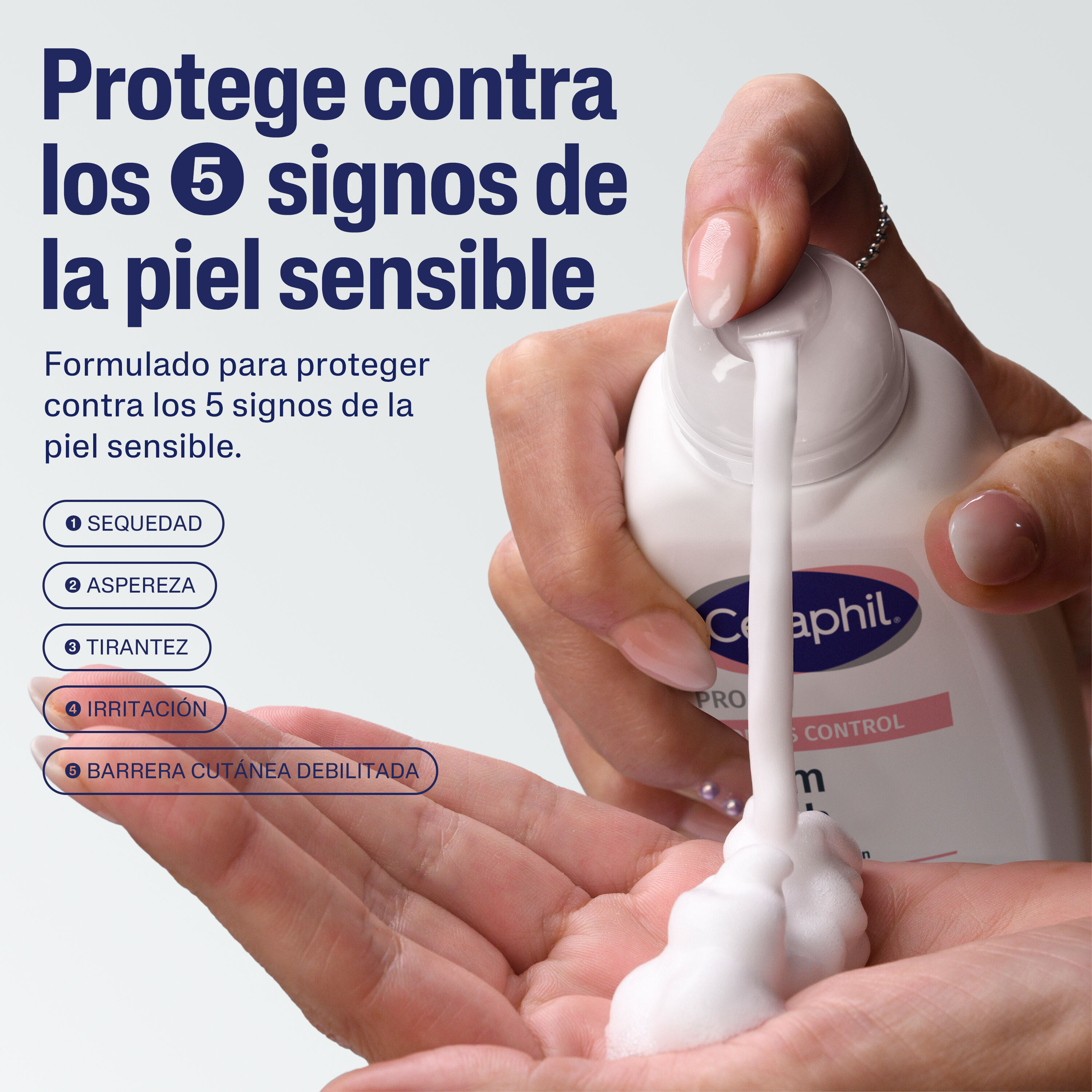 Cetaphil PRO Redness Control Espuma Limpiadora
