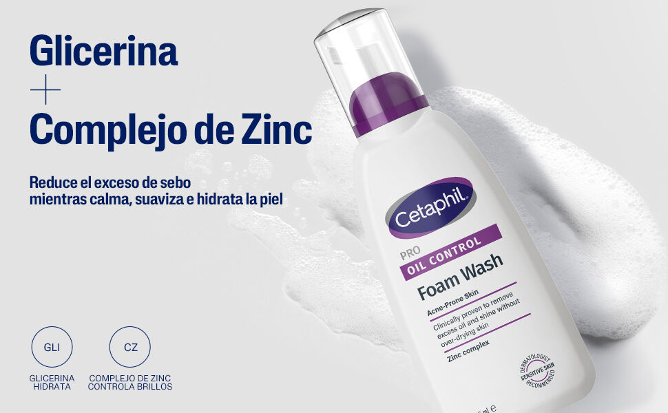 Cetaphil PRO Oil Control Espuma Limpiadora