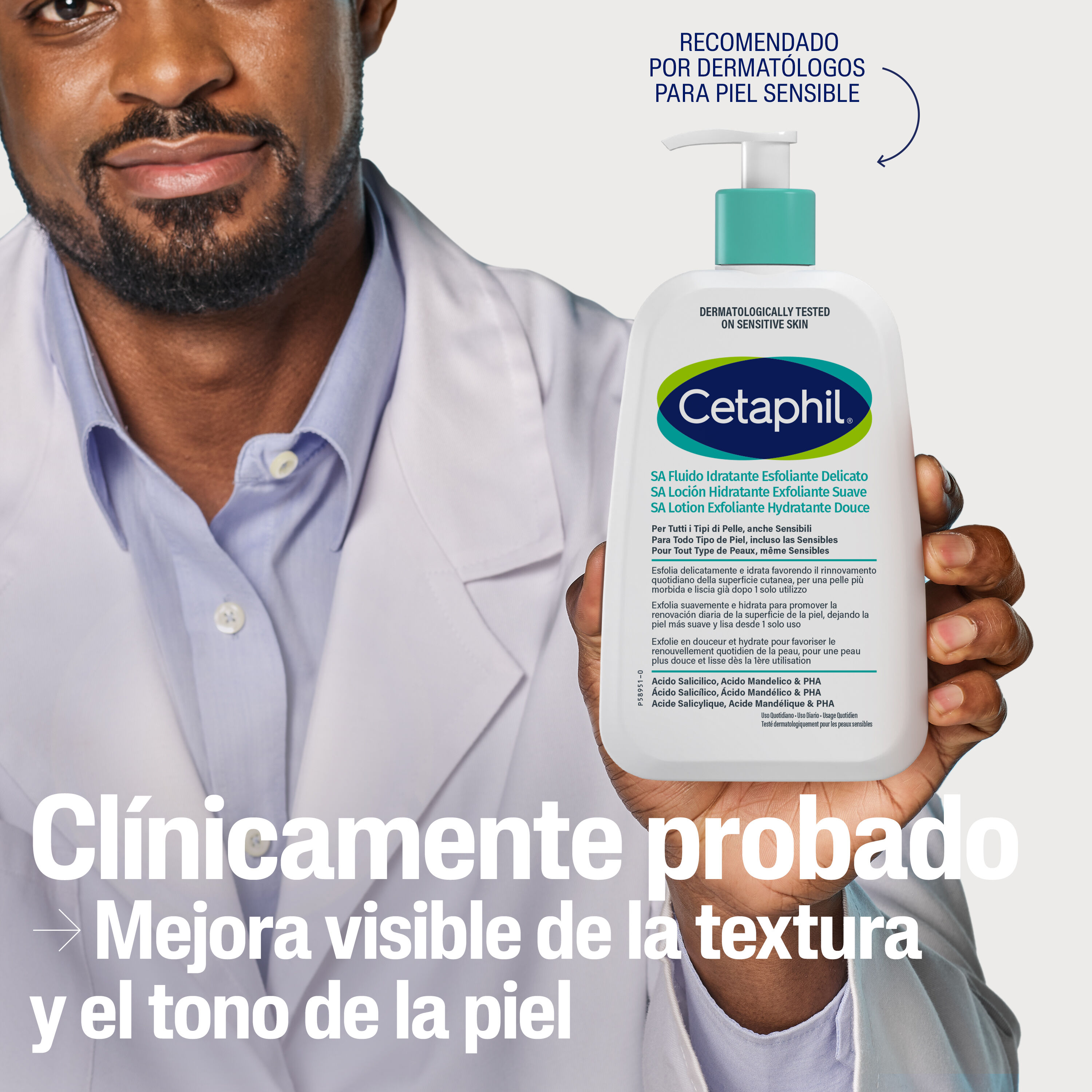 Cetaphil&reg; SA Loci&oacute;n Hidratante Exfoliante Suave